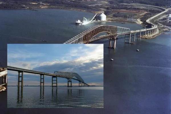 Watch Baltimore's Francis Scott Key Bridge Collapsing After 'Dali' Ship Collision