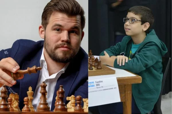 10 Year Old, Faustino Oro Beats 'Messi of Chess' Magnus Carlsen In Bullet Brawl 202