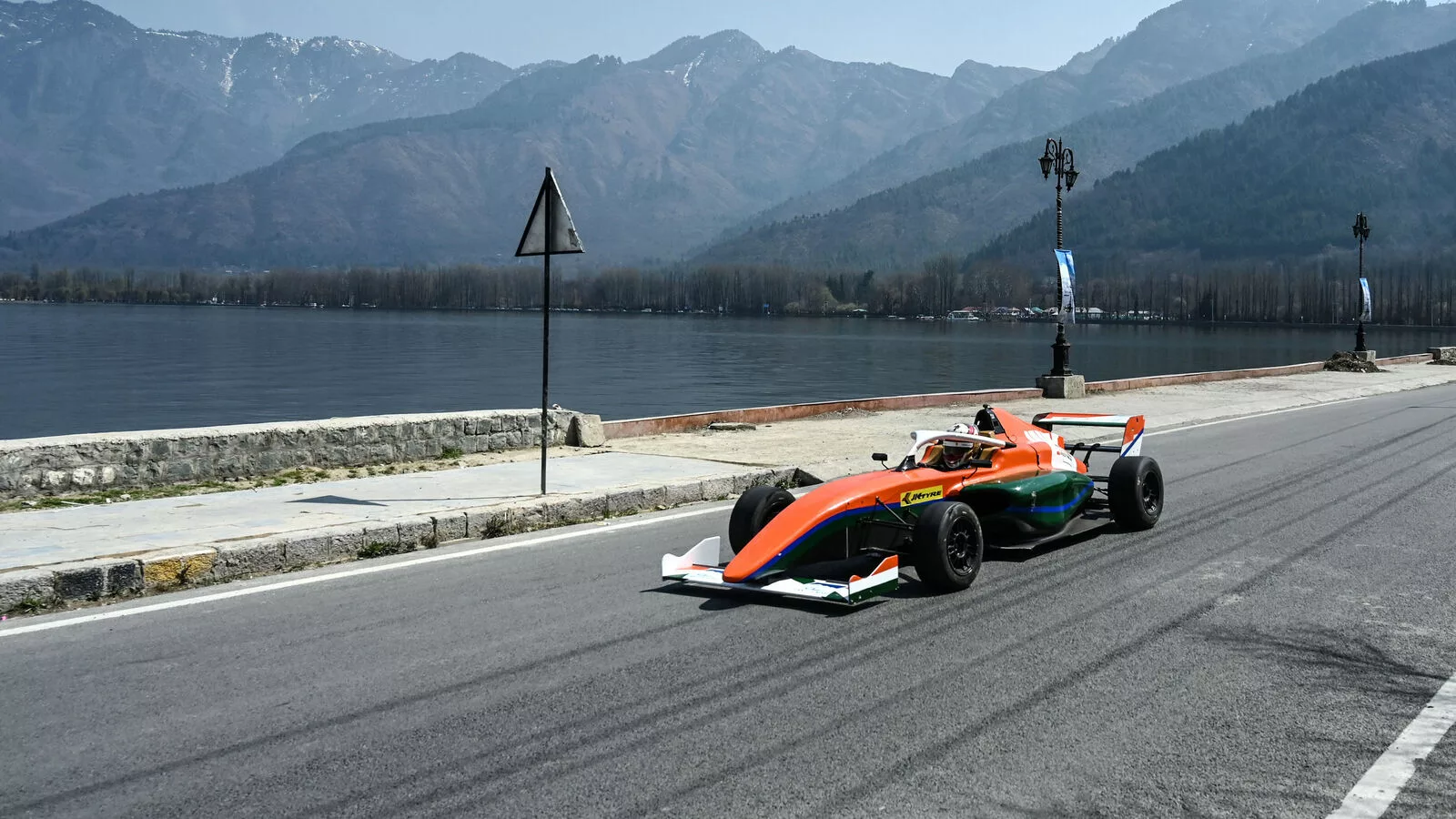 Fast lane with a view: Kashmir witnesses first Formula 4 race show near Dal Lake