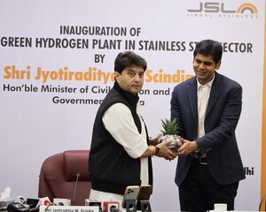 Scindia inaugurates India’s first Green Hydrogen plant in stainless steel sector