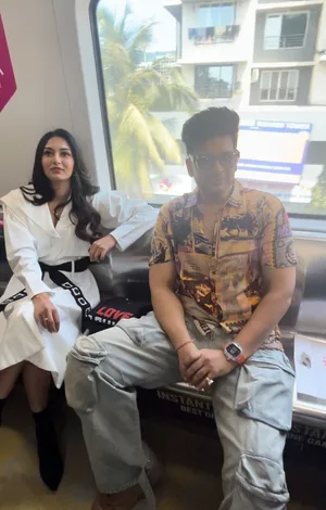’Love Adhura’ stars Karan, Erica take Mumbai Metro as they head for fan meetup