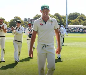 2nd Test: Labuschagne saves Australia after Hazlewood, Starc bowl out New Zealand for 162