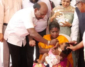 Pulse polio vaccination camps in 43,000 places in TN