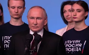Victory speech: Putin thanks citizens, says Russia will become stronger (Ld)