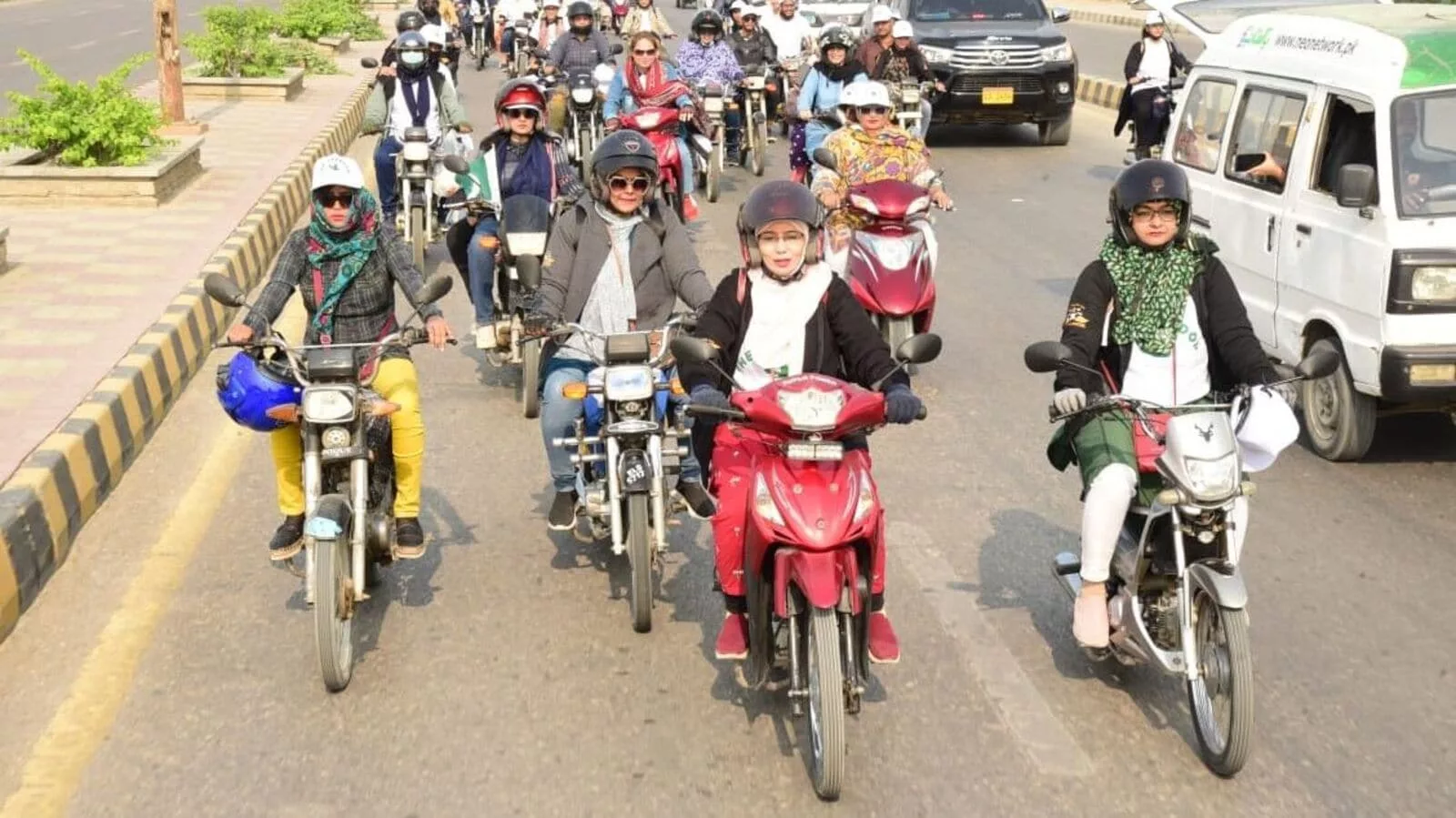 Women's Day: Pakistan's women 'Rowdy Riders' take on traffic and tradition