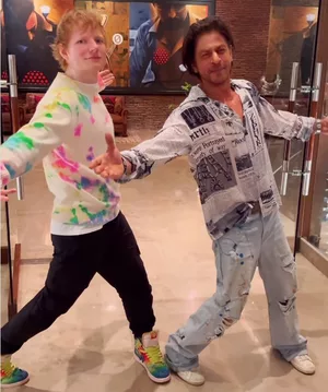 SRK, Ed Sheeran strike Bollywood star’s iconic pose, and it’s just ‘Perfect’ (Lead)
