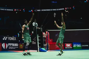 BWF French Open: Satwik-Chirag beat world champions to enter final; Lakshya loses in men's singles (Ld)
