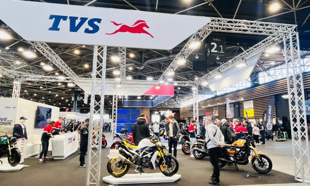 TVS Motor Co enters France, displays its product range at Salon du Deux Roues