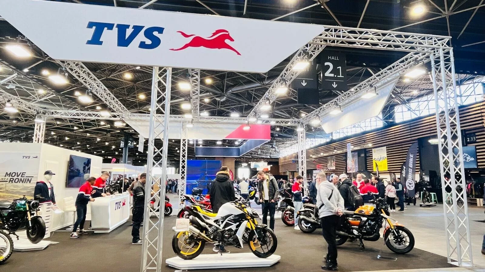TVS Motor Co enters France, displays its product range at Salon du Deux Roues