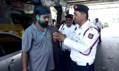Drunk driving, riding without helmet top traffic violations in Delhi during Holi