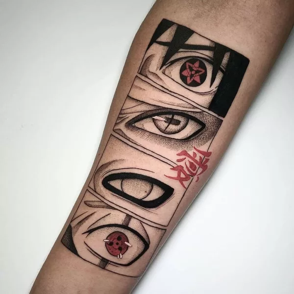 Eyes Gaara Tattoo Ideas