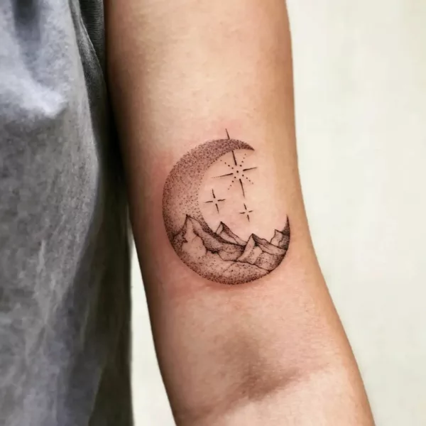 Moon Velaris Tattoo Idea