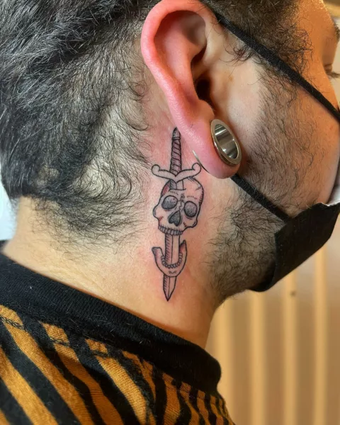 Skull Ephemeral Tattoo Designs