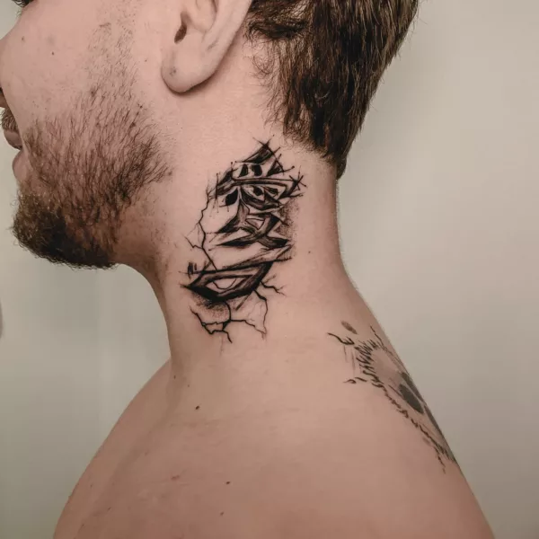 Neck Gaara Tattoo Ideas