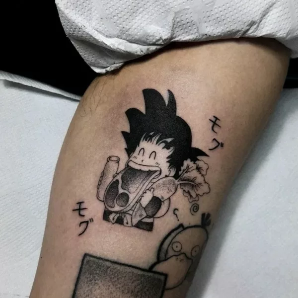 Goku Tattoo Small