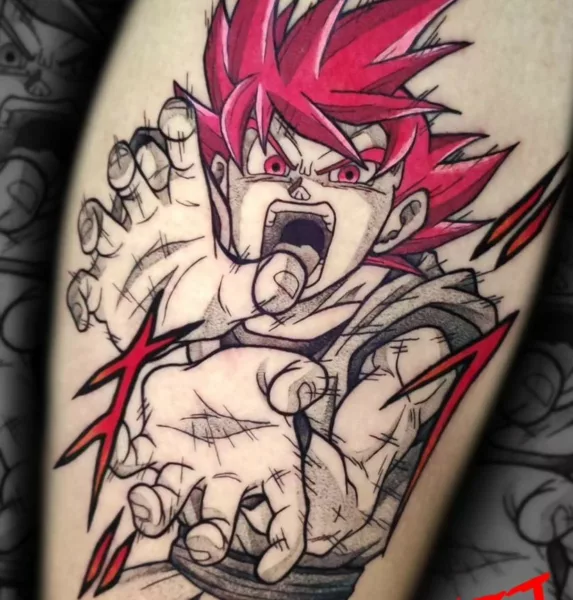 Sexy Goku Tattoo