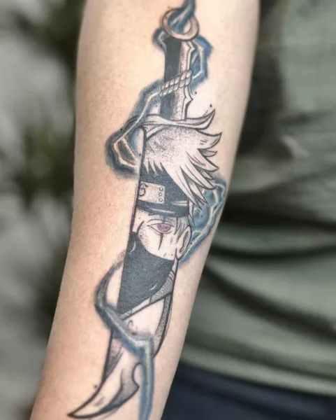 Dagger Kakashi Tattoo Ideas