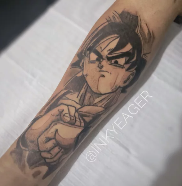 Simple Goku Tattoo