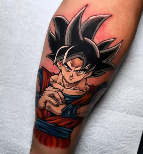 Grainy Goku Tattoo