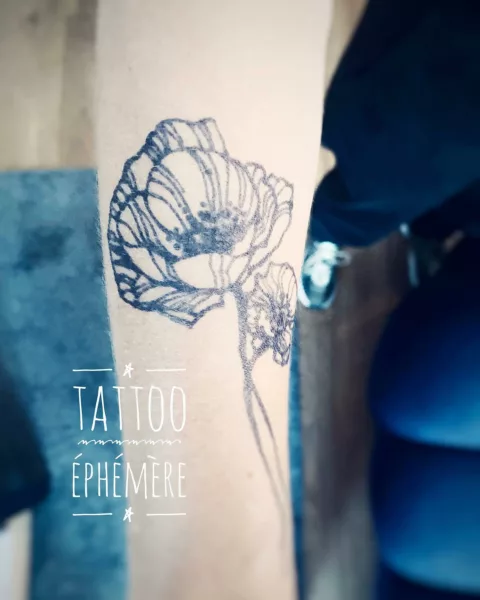 Rose Ephemeral Tattoo Designs