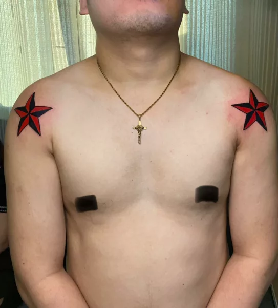 Matching Nautical Star Tattoo Designs