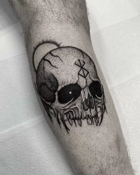 Skull Brand of Sacrifice Tattoo Designs