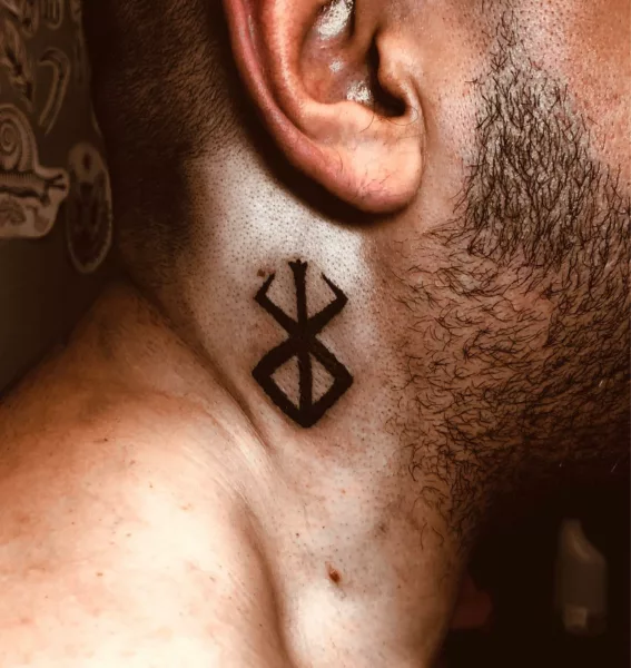 Ear Brand of Sacrifice Tattoo Designs