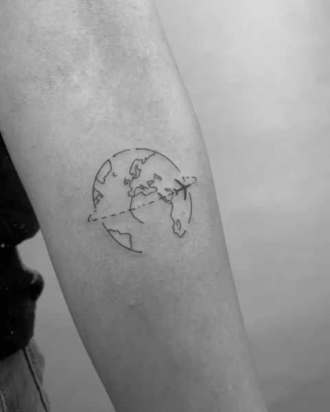 World Ephemeral Tattoo Designs