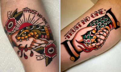 30 'Trust No One' Tattoo Designs for the Cautiously Bold
