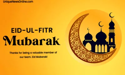 Eid-ul-Fitr Mubarak 2024: 50+ Best Wishes, Images, Messages, Quotes, Greetings, Shayari, Sayings, Cliparts, Captions and Stickers