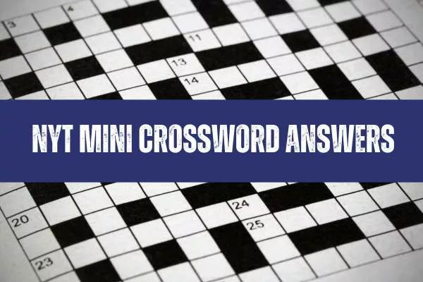 “A red flower, or a pink wine”, in mini-golf NYT Mini Crossword Clue Answer Today