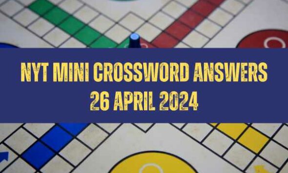 Today NYT Mini Crossword Answers: April 26, 2024