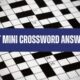 “Mysterious in meaning”, in mini-golf NYT Mini Crossword Clue Answer Today