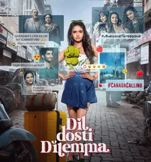 Anushka Sen's character in ‘Dil Dosti Dilemma’ pretends to be in Canada, but she's at grandpa's place