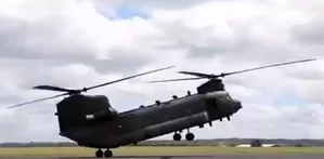IAF carries out emergency trial landing of Chinook helicopters on NH-44 in Kashmir