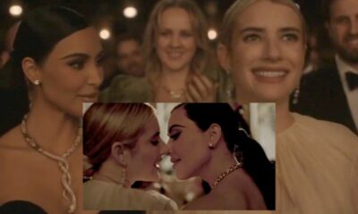 Emma Roberts and Kim Kardashian Share A Kiss During The Oscars: Here's Everything About It