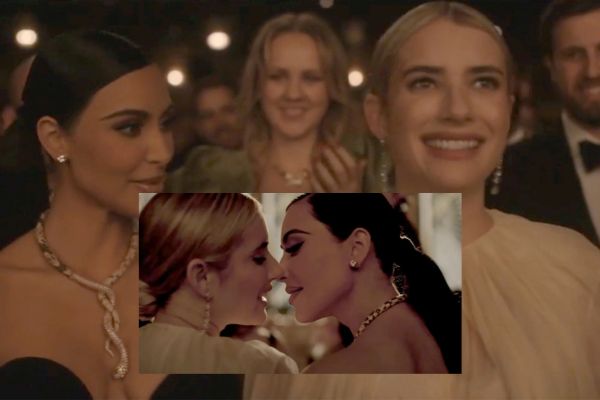 Emma Roberts and Kim Kardashian Share A Kiss During The Oscars: Here's Everything About It