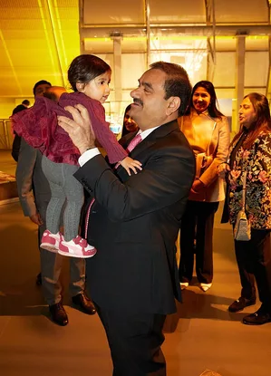 No wealth can match the shine of these eyes, says Gautam Adani about granddaughter