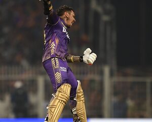 IPL 2024: Sunil Narine's 49-ball ton helps KKR post 223/6 against Rajasthan Royals
