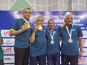 Maharashtra dominate National Masters TT with 46 medals