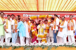 INDIA bloc running 'Parivar Bachao Party', says Nadda in Rajasthan