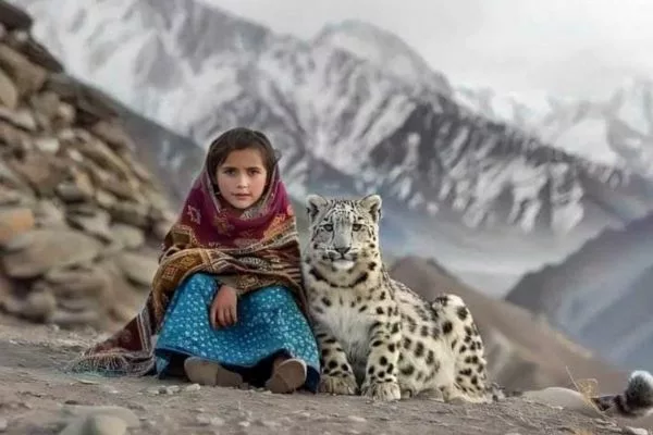 Photo of Gulmina snow leopard goes viral on the internet 