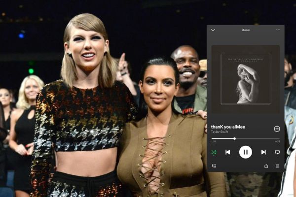 Taylor Swift Disses Kim Kardashian In Her New Album, 'The Tortured Poets Department'