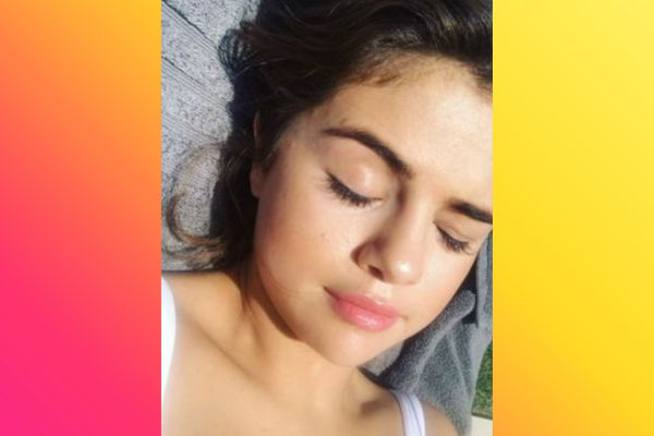 Selena Gomez Sunbath