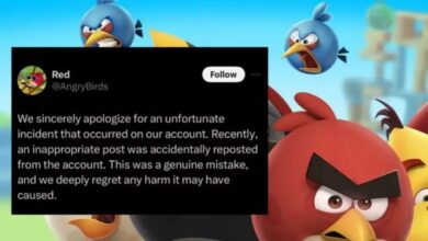 Angry Birds Official Account Apologizes For Inappropriate Re-Tweet They Did