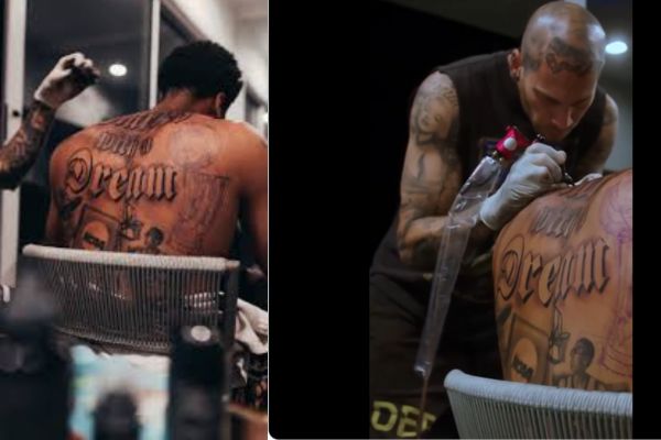 Anthony Davis' New Back Tattoo Is Based On His Career Timeline Drawn By Steve Wiebe