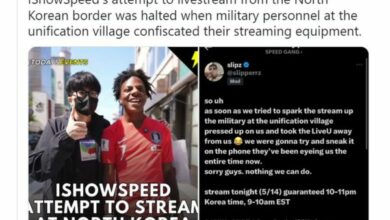 IShowSpeed Gets Barred By Military Personel While Streaming In Korea