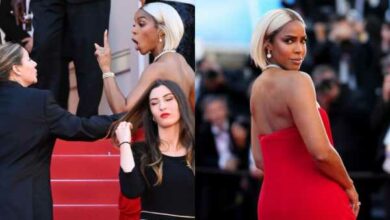 Kelly Rowland Screams on Security Guard At The Cannes 2024 Red Carpet