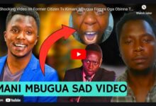 Former Journalist From Kenya, Kimani Mbugua's Distressing Video Sparks Public Outcry