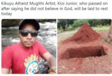Atheist, Kioi Junior's Funeral Takes Place In A Christian Way With A Bishop and Hymns